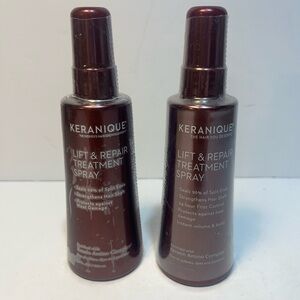 2 x Keranique Lift and Repair Treatment Sprays 3.4oz each NEW Sealed